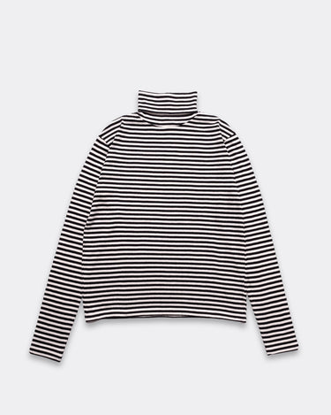 L.G.Border Turtle Neck L/S Pullover