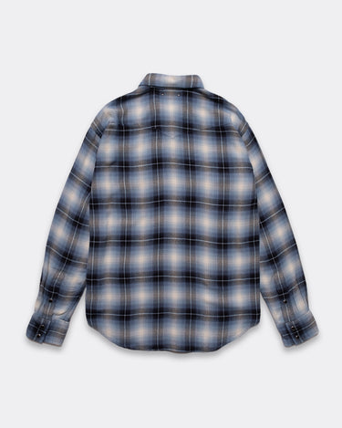 R.Flannel Ombre Western Shirt