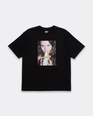 Mike Dowson Holding a Banana Girl Photo Tee by STIE-lo