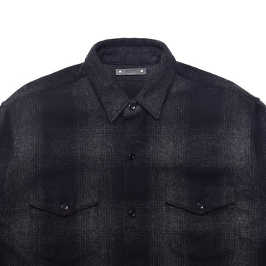 Wool Flannel Ombre Work SH