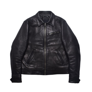Leather Zipup JKT – MINEDENIM