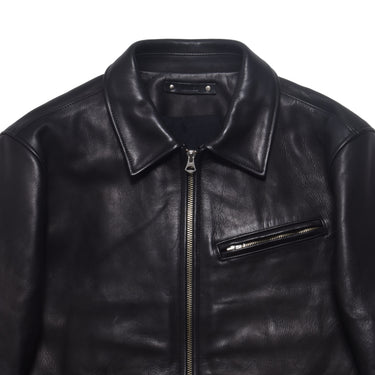 Leather Zipup JKT – MINEDENIM