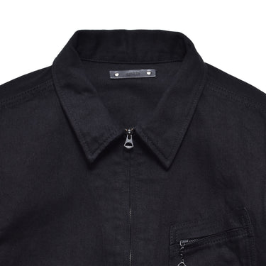 506 Chambray Open Collar L/S SH – MINEDENIM