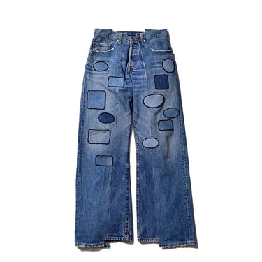 OLDPARK×MINEDENIM Rebuild Buggy Denim Crest Jeans