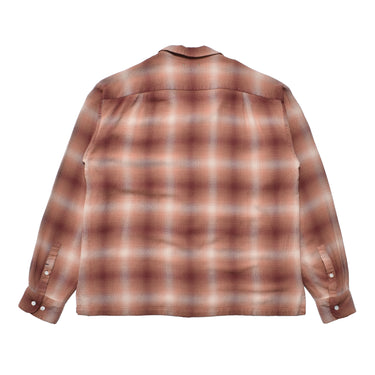 R.Flannel Ombre Open Collar SH – MINEDENIM