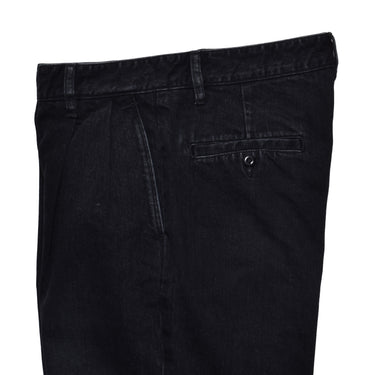 823様 デニム 34黒 Washed Denim Tucked TRS – MINEDENIM