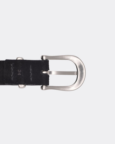 Suede Leather Studs Belt