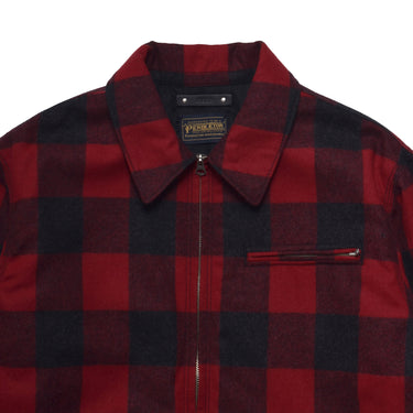 PENDLETON W.Plaid Zipup Work JKT