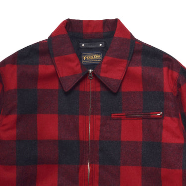 PENDLETON W.Plaid Zipup Work JKT