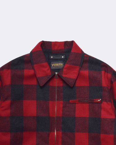 PENDLETON W.Plaid Zipup Work JKT
