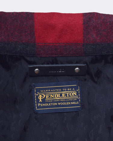 PENDLETON W.Plaid Zipup Work JKT