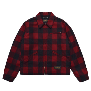 PENDLETON W.Plaid Zipup Work JKT