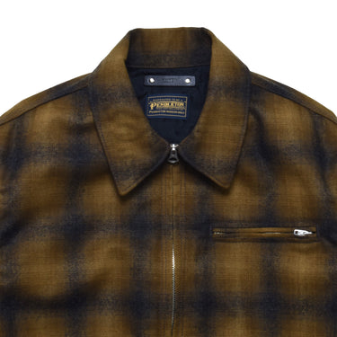 PENDLETON W.Plaid Zipup Work JKT