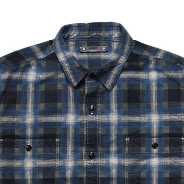 Plaid Print Flannel Work SH – MINEDENIM