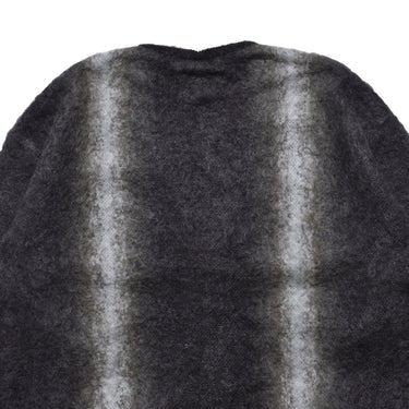 Fuzzy Stripe Mohair Knit Cardigan