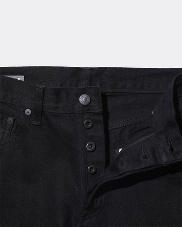 Black Denim Slim Straight Jeans OWS