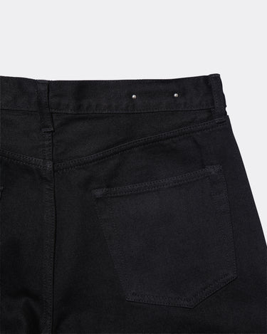 Black Denim Slim Straight Jeans OWS