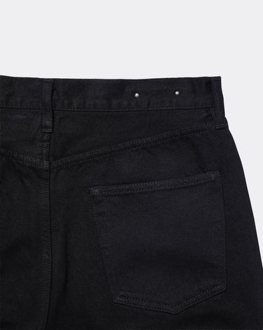 Black Denim Regular Straight Jeans OWS