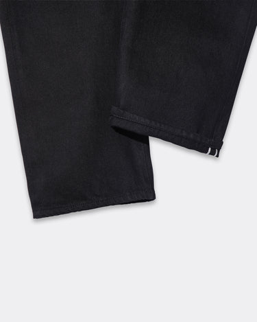 Black Denim Regular Straight Jeans OWS