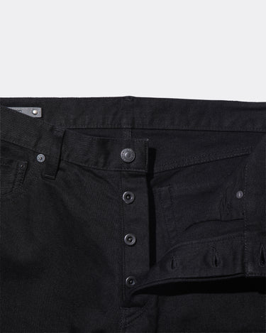 Black S.STR Denim Slim Tapered Jeans OWS
