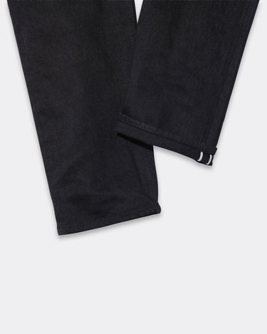 Black S.STR Denim Slim Tapered Jeans OWS