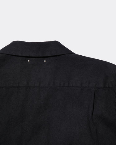 LO.Black Denim Open Collar Shirt