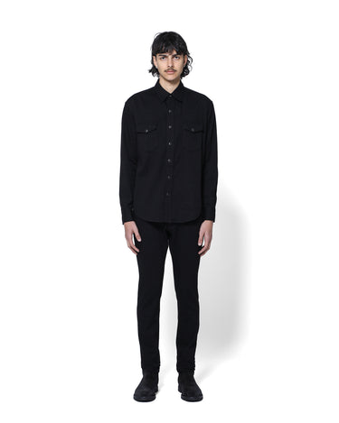 LO.Black Denim Western Shirt