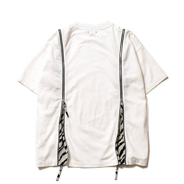 OLD PARK×MINEDENIM Zip Wide Denim T-SH