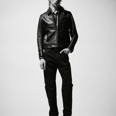 Leather Zipup JKT – MINEDENIM